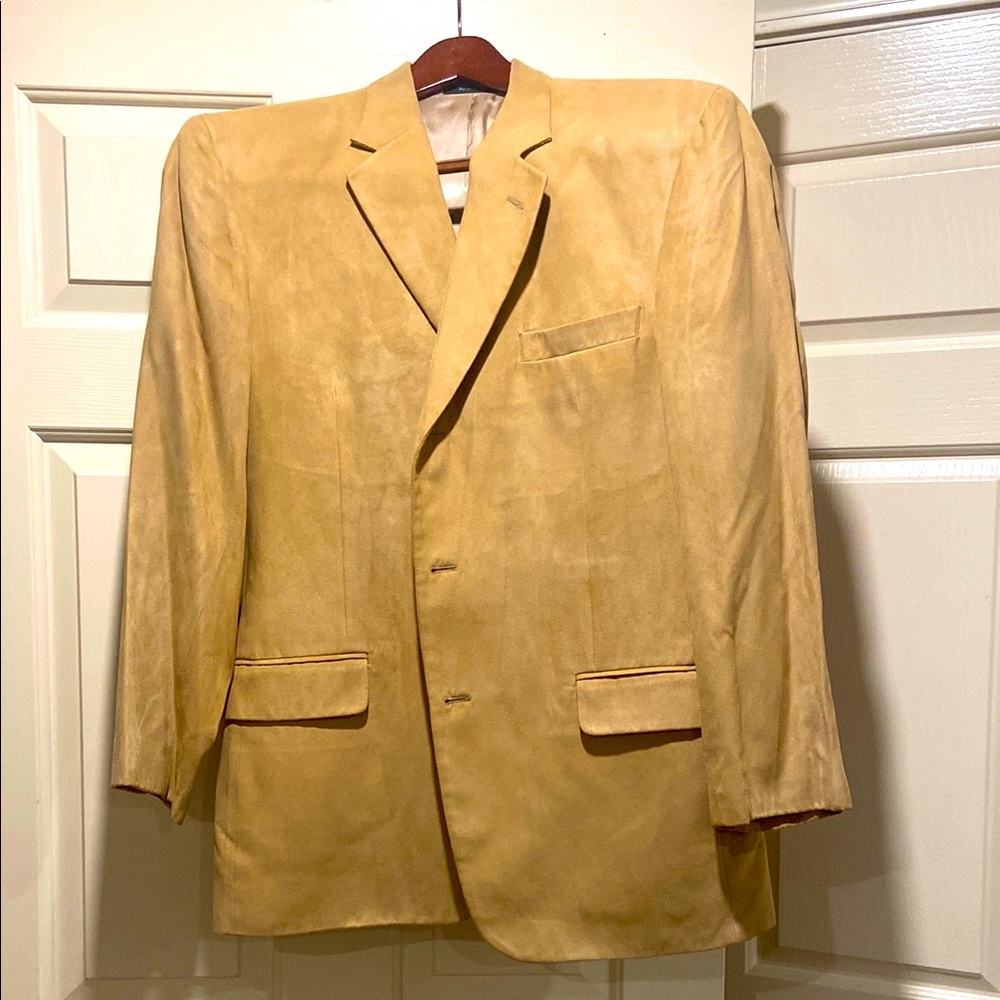 Men's Suede Tan Blazer